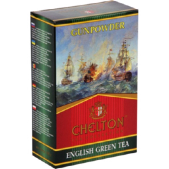 ЧАЙ Chelton Ган Паудер 100 гр. круп.лист,зеленый картон (24)