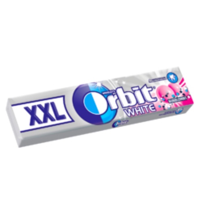 КОНДИТЕРКА Жевательная резинка ОРБИТ  XXL Белоснежный Bubblemint 20,4 гр. (20 шт)(20 бл.)