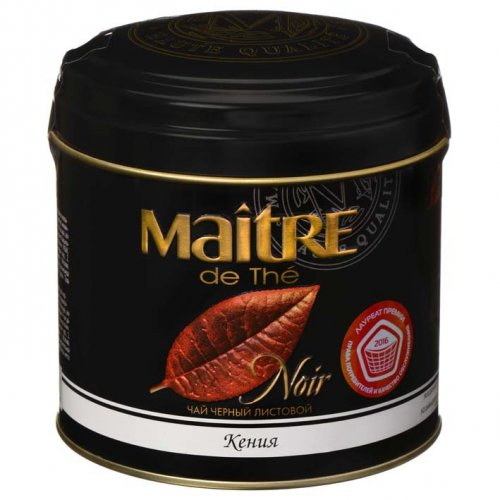 ЧАЙ MAITRE de The Кения 100 гр., черный лист, ж/б (6) (авл011)