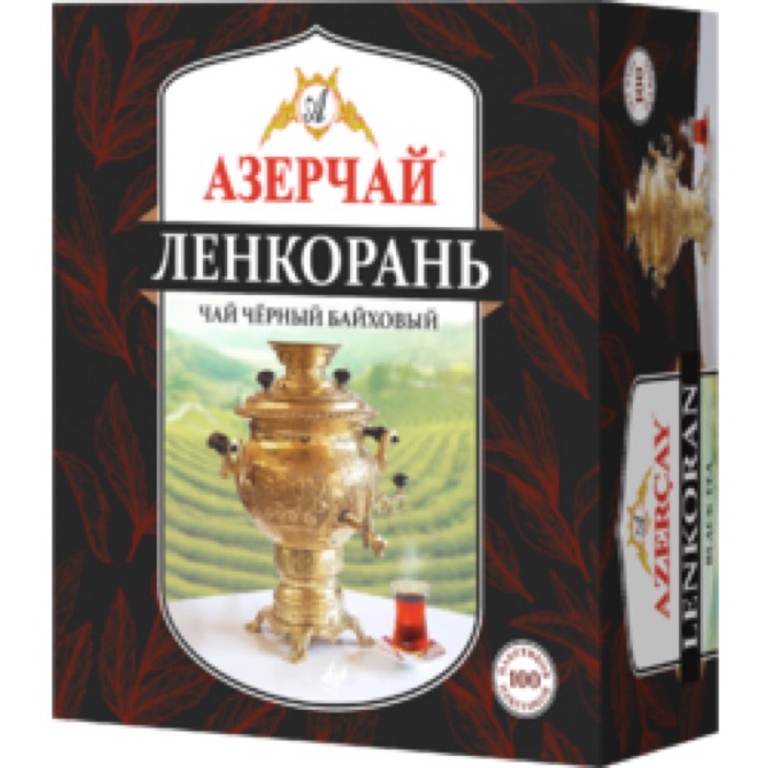 ЧАЙ Azercay tea (Ленкоран) Черный 100 пак. х 1,6 гр.(12) (414182)