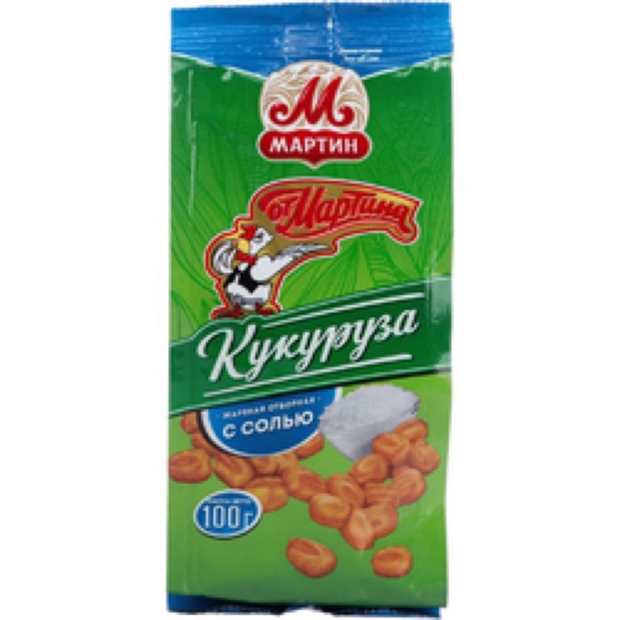 От Мартина Кукуруза жареная отборная с солью 100 гр. (20)