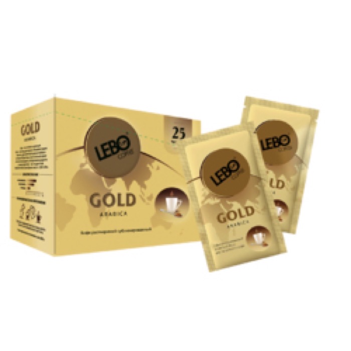 Кофе Лебо Арабика Gold 2 гр. х 25 пак. субл. (8) ЖЦ