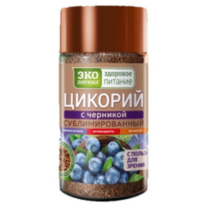 МКП ЖЦ Цикорий  85 гр. с Черникой раст. субл. стекло (15) (в пал.90)
