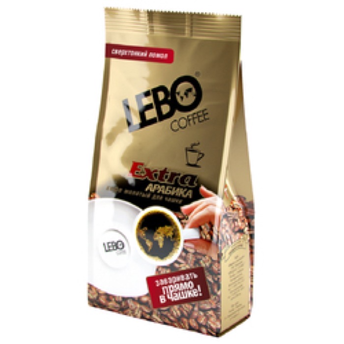 Кофе Лебо Extra  100 гр.  молотый  д/ чашки (50) ЖЦ