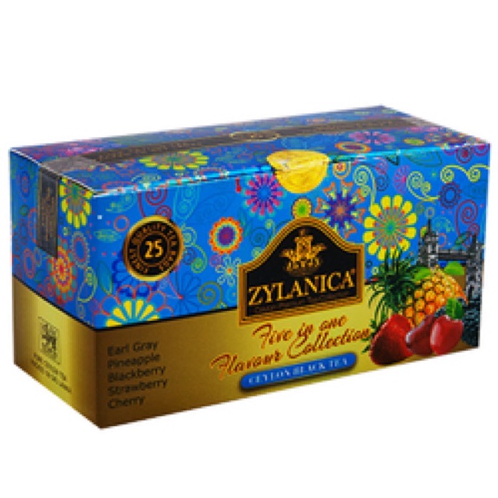 ЧАЙ ZYLANICA Ассорти 25 пак.*2 гр. чёрный (12)  8578