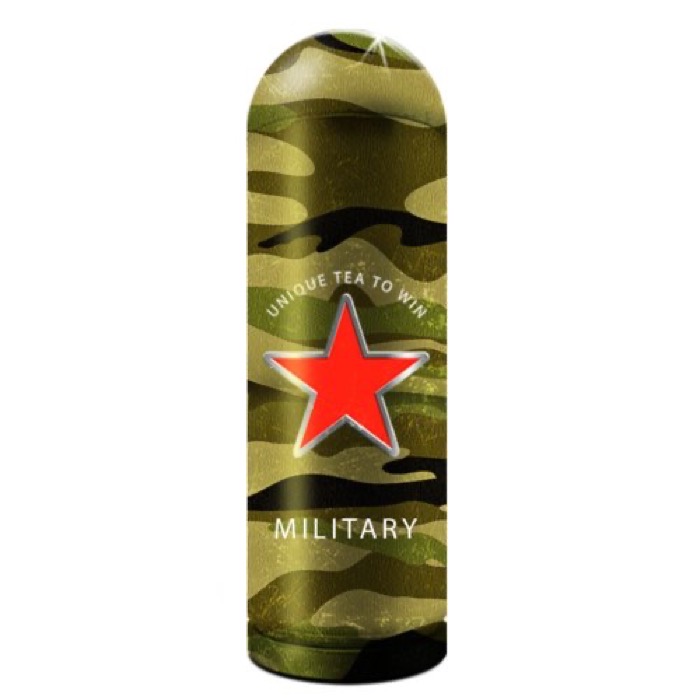 ЧАЙ Черный дракон Патрон MILITARY 50 гр., черный инд., ж/б (24) (PA130T)