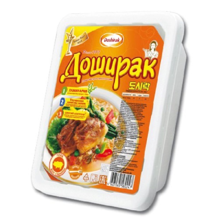 Доширак вермишель со вкусом свинины 90 гр., лоток (24) (в пал.42)