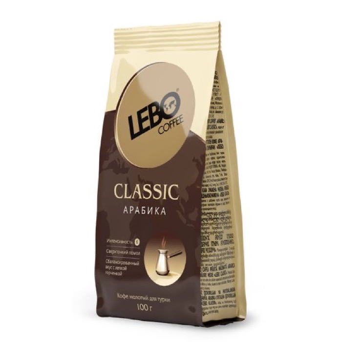 Кофе Лебо Classic  100 гр.  молотый  д/турки (50) ЖЦ