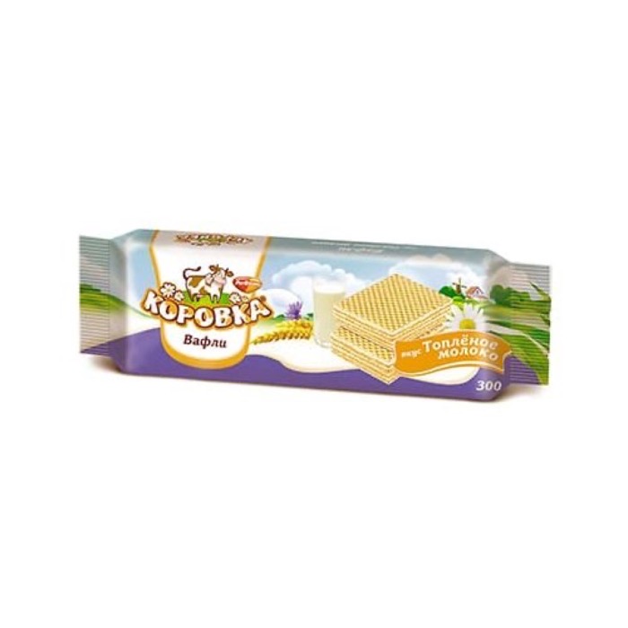 КОНДИТЕРКА ОБК  Вафли Коровка Топленое молоко,300 гр. (11)/88