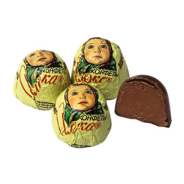 КОНДИТЕРКА ОБК  весовые конфеты (кг) Аленка крем-брюле, КУПОЛ (7 кг)/80