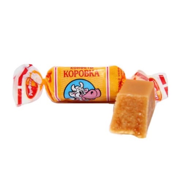 КОНДИТЕРКА ОБК  весовые конфеты (кг) Коровка (тянучка), РФ (5 кг)