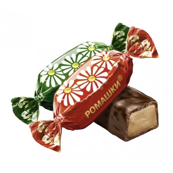 КОНДИТЕРКА ОБК  весовые конфеты (кг) Ромашки, РФ (6 кг)/80