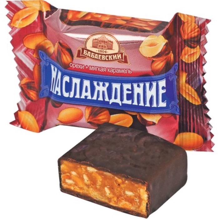 КОНДИТЕРКА ОБК  весовые конфеты (кг) Наслаждение с мягк.карамелью ,ББ  (5 кг)