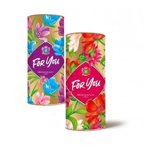ЧАЙ Хэйлис FOR YOU  50 гр. (черный) туба (24) (12296) микс вывод