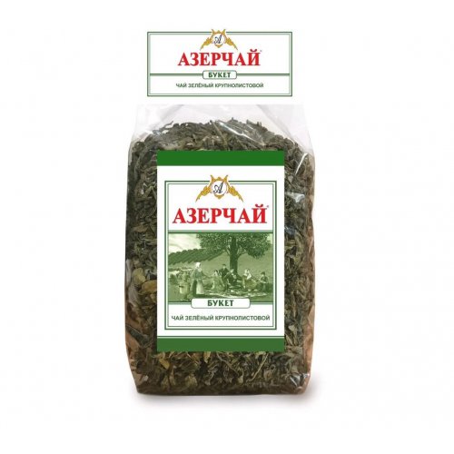 ЧАЙ Azercay tea   Букет  100 гр  Зеленый  крупный лист,картон (30) (266720/429699)