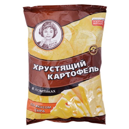 ЧЗ ОСУ КОНДИТЕРКА  КДВ Групп (Яшкино)  Хруст.картофель в ломтиках,Сыр 160 гр. (9) (ВЧ844)/48