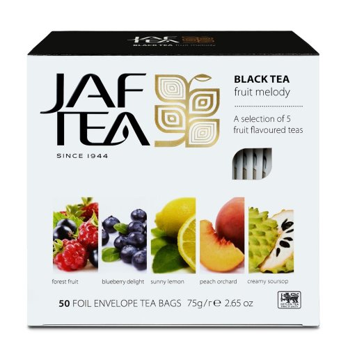 ЧАЙ JAF РС Fruit melody  50 пак.*1,5 гр. черный (АССОРТИ) (12) (293)