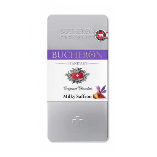 Bucheron GRAND СRU шоколад Молочный с сол.карамель,васил. и шафраном 100 гр. х 10 шт.,ж/б (6) (0642)