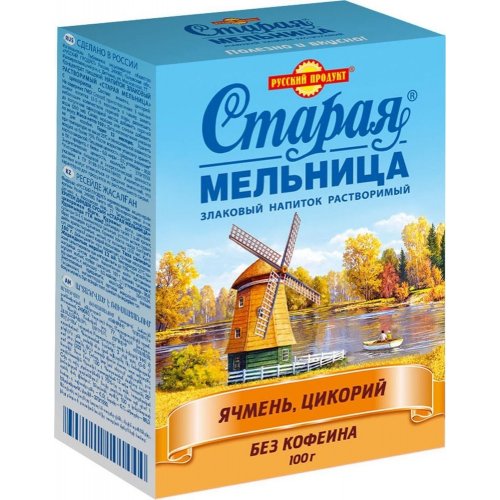 Злаковый напиток Старая Мельница Осенний 100 гр. с цикорием (14)/пал.144