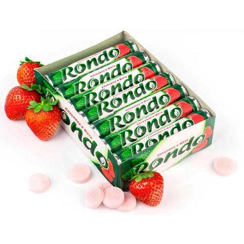 КОНДИТЕРКА  Рондо Клубника и Мята 30 гр. (14) в кор. 16 бл.
