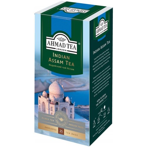 ЧАЙ AHMAD TEA Ассам  25 пак.*2 гр. (12) ГОСТ 32573-2013 ф/п  (2088)