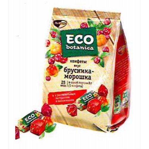 КОНДИТЕРКА ОБК Конфеты желейные NEO-BOTANICA Брусника/Морошка и витам.,200 гр. (10)