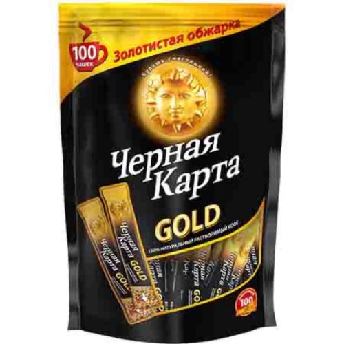 Кофе ШТРАУС Черная карта GOLD 2 гр.*100 (6) 72 к/п