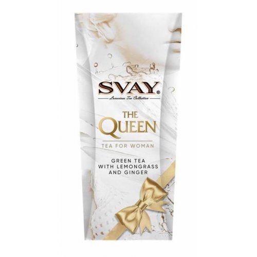 ЧАЙ Svay THE QUEEN 24*2,5 гр.,зелен с добавками., пирамидки (6) ЖЦ
