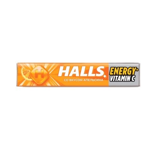 КОНДИТЕРКА Леденцы Halls Апельсин (25 гр. х 12) /30 бл