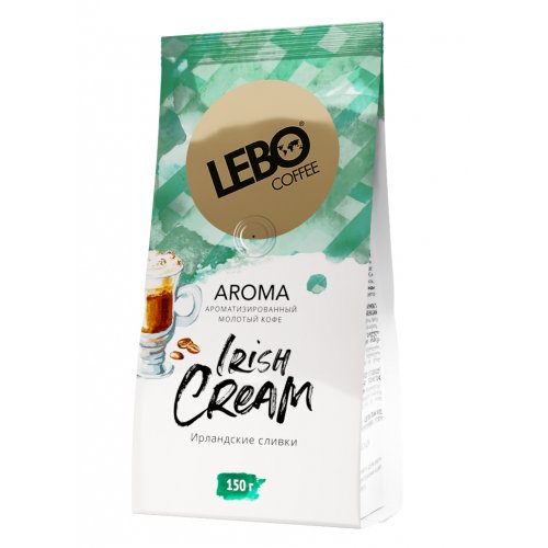 Кофе Лебо  IRISH CREAM 150 гр.  молотый  с ароматом ирландских сливок (12)  ЖЦ