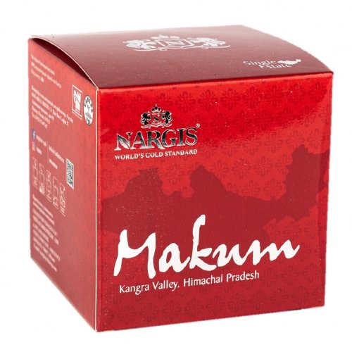 ЧАЙ Nargis ЖЦ высокогор. Kangra Makum (Макум) 100 гр. черн. (20) ПРОСРОК