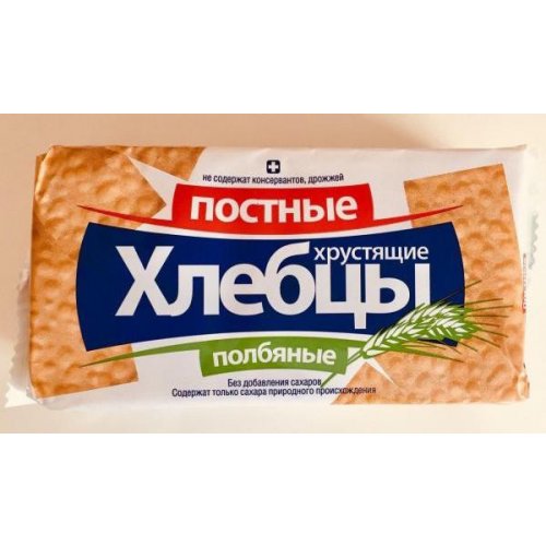 Хлебцы ЕЛИЗАВЕТА постные полбяные 70 гр.(27) №18