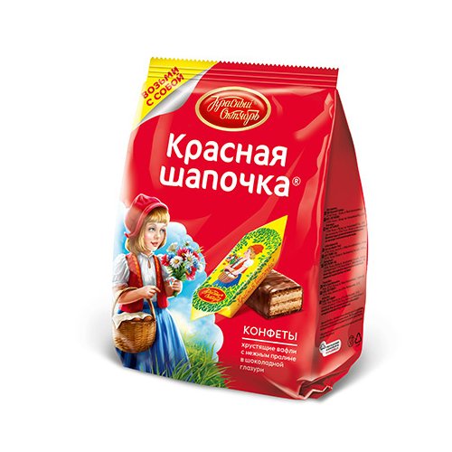 КОНДИТЕРКА ОБК  фасованные конфеты (гр) Красная шапочка ,Кр.Окт. 150 гр. (10)  флоу-пак