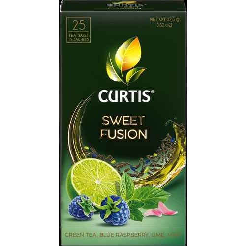 ЧАЙ CURTIS Пакет. Sweet Fusion 25 пак.*1,5 гр. зеленый (12)  102234 А