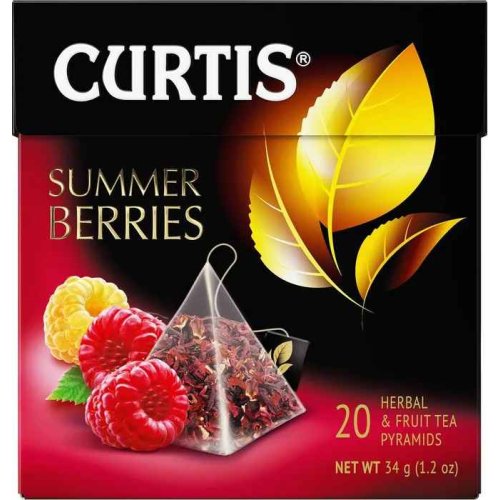 ЧАЙ CURTIS Пирамидки Summer Berries  20 пак.*1,7 гр.фрук.-травян. (12)  102214 228 кор/пал