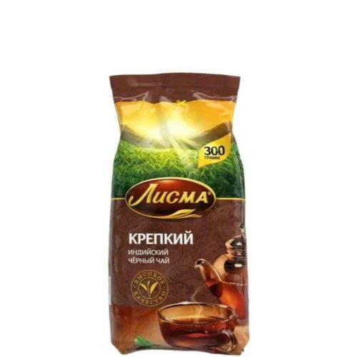 ЧАЙ Лисма Крепкий мелк/лист 300 гр. черный м/у (18) 72 кор./пал. ГОСТ 102188