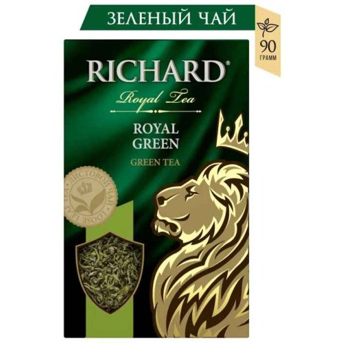 ЧАЙ RICHARD Листовой Royal Green  90 гр.зеленый (14) 102251