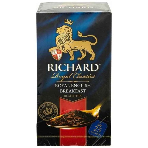 ЧАЙ RICHARD Пакетированный Английский завтрак 25 пак.*2 гр. черный (12) 102179 В