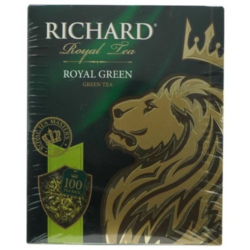 ЧАЙ RICHARD Пакетированный Royal Green 100 пак.*2 гр. зеленый (6) 102257
