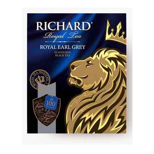 ЧАЙ RICHARD Пакетированный Royal Earl Grey 100 пак.*2 гр.черный (6) 102185/ 192 кор/палл. В