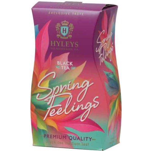 ЧАЙ Хэйлис Spring Feelings 45 гр. (чёрный,ср.лист)  (12) картон  (14122)  Афродита космические цветы