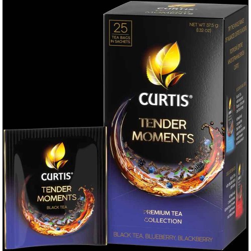 ЧАЙ CURTIS Пакет. Tender Moments 25 пак.*1,8 гр. черный (12)  102221