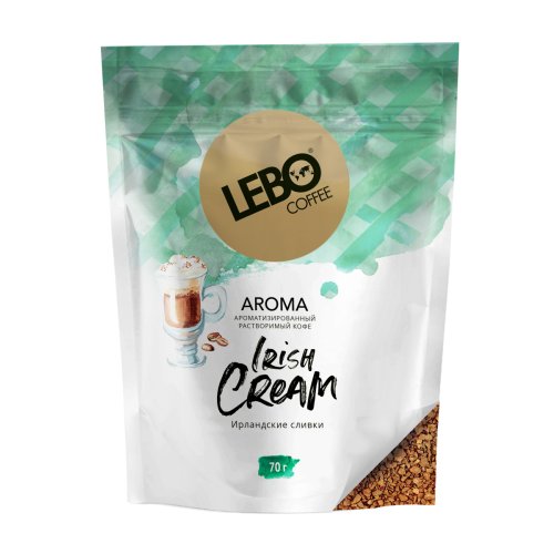 Кофе Лебо AROMA IRISH CREM  70 гр. субл. м/у (12) ЖЦ