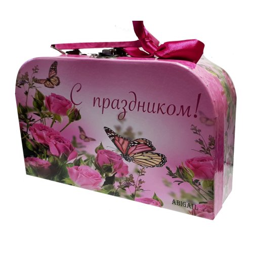 ЧАЙ Abigail  КОЛЛЕКЦИЯ (ОБ2 0362) С праздником ( Зеленый с жасмином) 100 гр.(36) кейс
