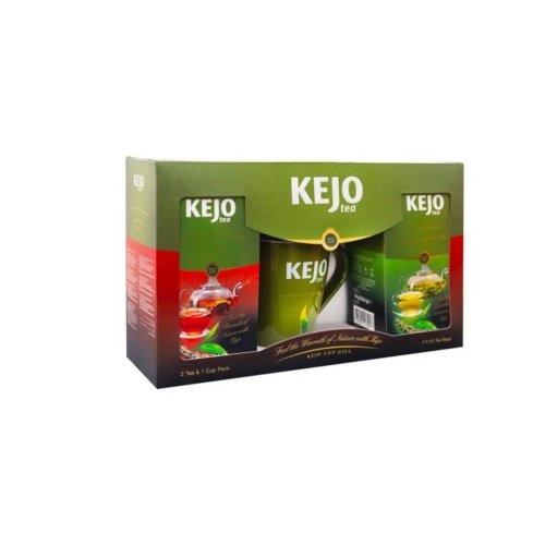 ЧАЙ KEJOfoods Набор ANTIOXIDANT CHINESE 25 пак.+CEYLON MAGIC PASSION 25пак + кружка  х 2 гр. (10)