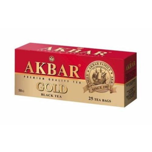 ЧАЙ АКБАР Золотой  25 пак.*2 гр. с/я без конвертов (15) (4780/2816) ЖЦ
