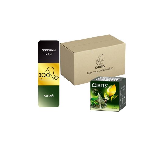 ЧАЙ CURTIS Пирамидки Green Tea 300 пак.*1,7 гр. (1) 102493
