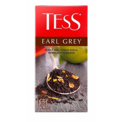 ЧАЙ МО Tess  Эрл Грей  25 пак. х 1,6 гр. черный бергамот (10) (0645-10-1)