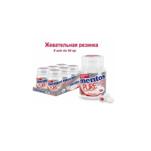 КОНДИТЕРКА Жев.рез. МЕНТОС  Клубника 54 гр. пл/б (6) 8 бл. в кор./88    АКЦИЯ!
