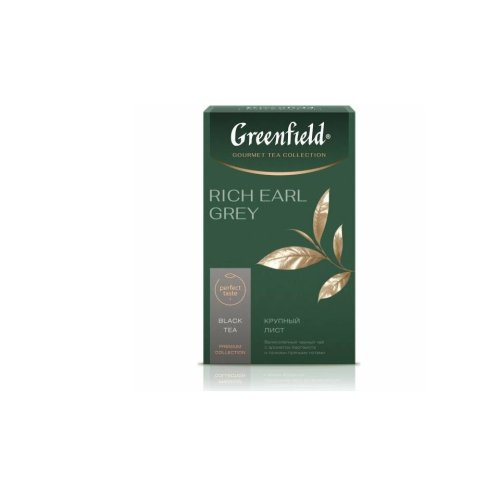 ЧАЙ МО Гринфилд Rich Earl Grey  100 гр. черный (12)    (1869-12)
